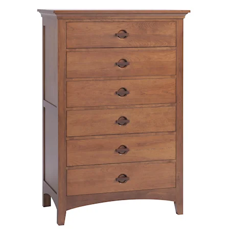 Tall 6 Drawer Chest of Drawers